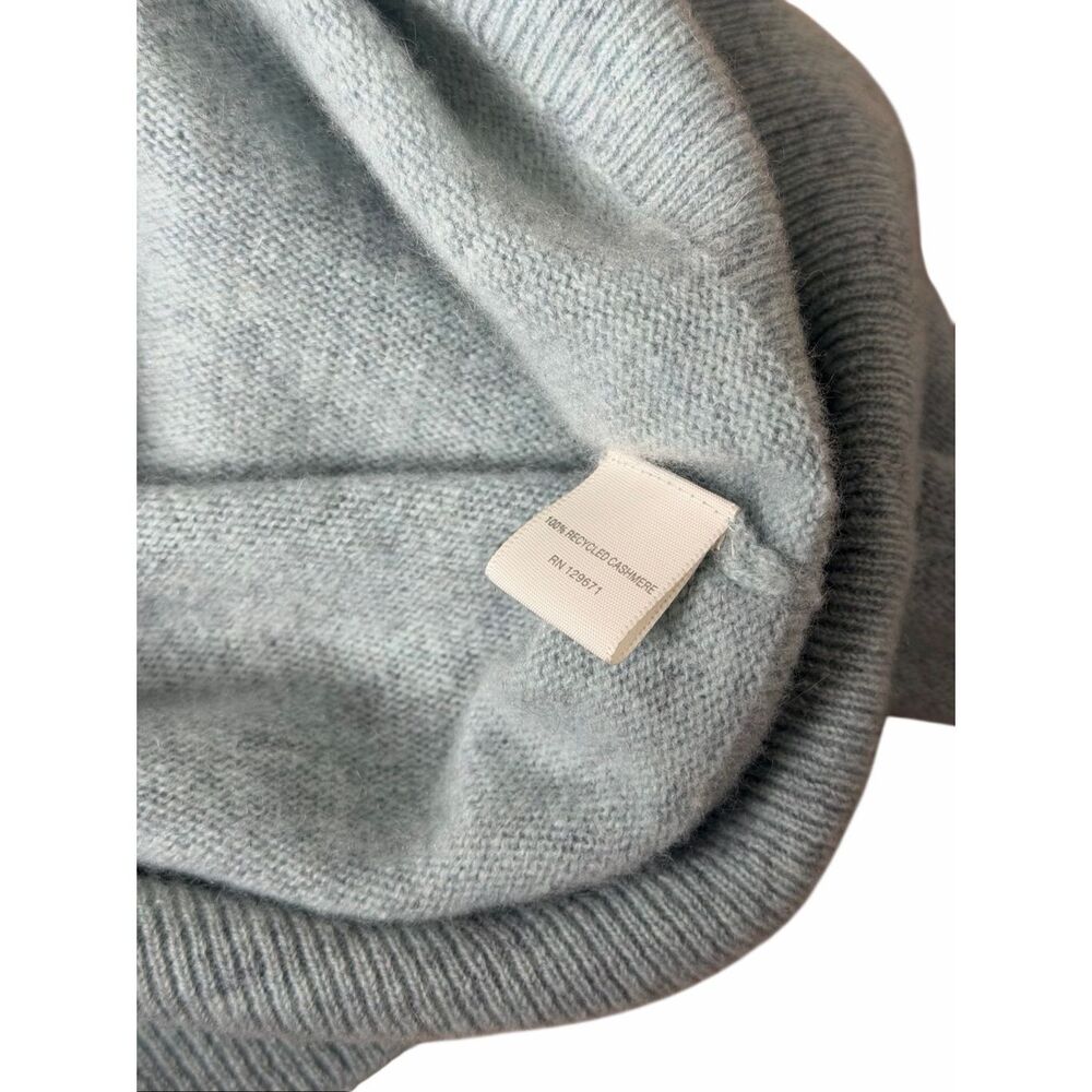 Naked Cashmere Cropped Button Front Cardigan Small Sea foam Blue - Picture 7 of 7